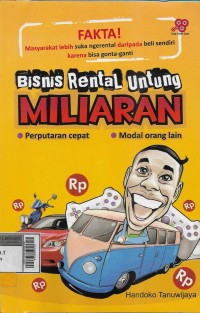 Bisnis rental untung miliaran