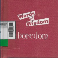 Image of Boredom
