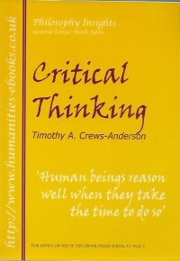 Critical thinking and informal logic