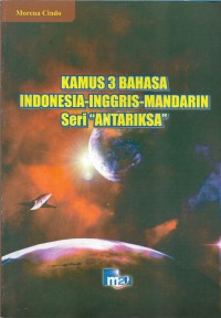 Kamus bergambar Indonesia-Inggris-Mandarin 