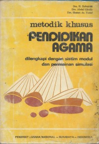 Methodik khusus pendidikan agama