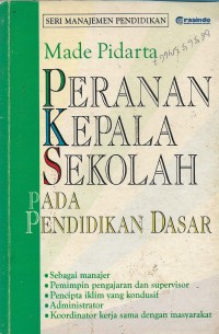 Image of Peranan kepala sekolah pada pendidikan dasar