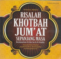 Risalah khotbah jum'at sepanjang masa