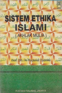 Sistem ethika islami (akhlak mulia)