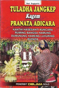 Tuladha jangkep kagem pranata adicara