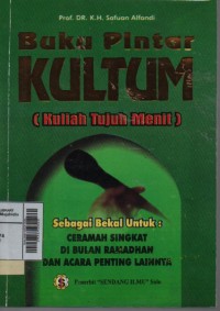 Image of Buku pintar kultum (kuliah tujuh menit)