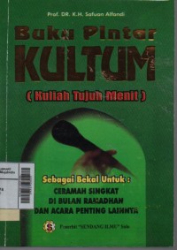 Buku pintar kultum (kuliah tujuh menit)