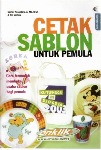 Cetak sablon untuk pemula
