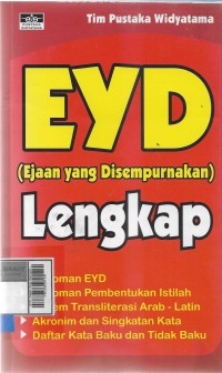 Image of EYD ( Ejaan Yang Disempurnakan) lengkap