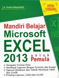 Mandiri belajar Microsoft EXCEL 2013 untuk pemula