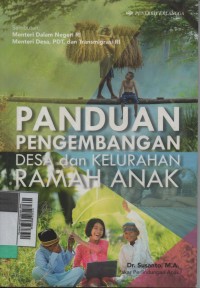 Panduan pengembangan desa dan kelurahan ramah anak