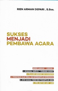 Sukses menjadi pembawa acara