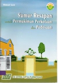 Sumur resapan untuk permukiman