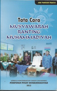 Tata Cara Musyawarah Ranting Muhammadiyah