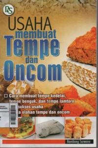 Image of Usaha Membuat Tempe Dan Oncom